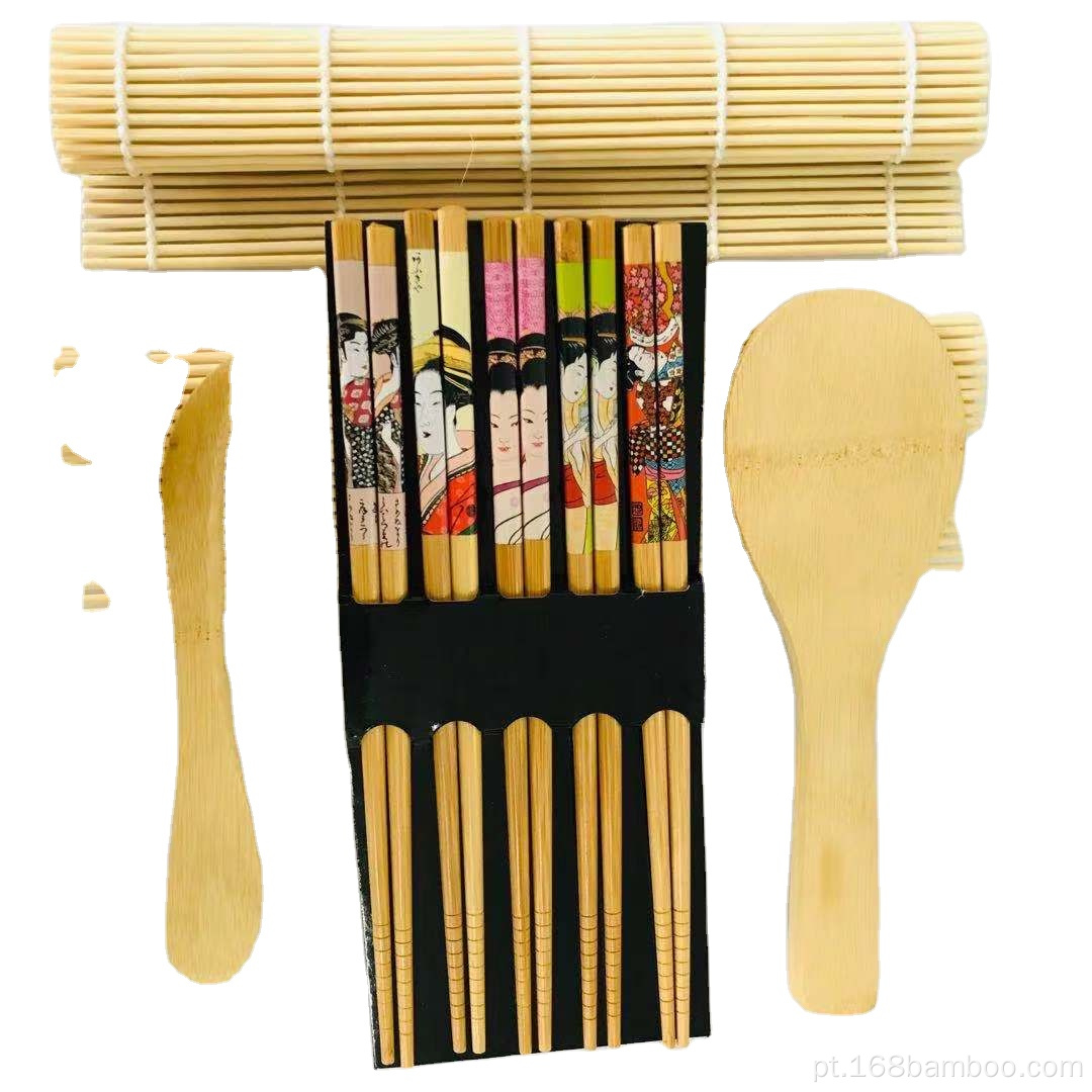 Bambu Sushi Rice Spoon Sushi Blade Sushi Curtain