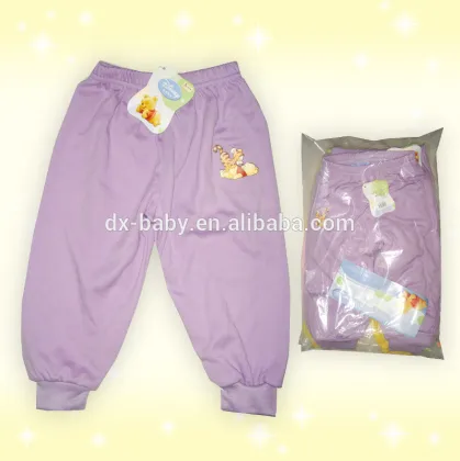 100% cotton long pants underwear boys underwear
