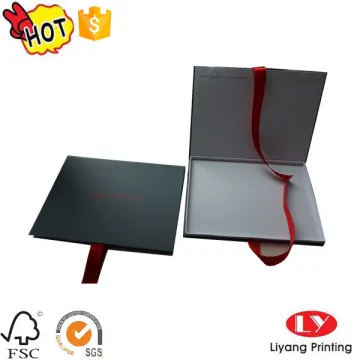 Cardboard Gift Box Packaging with Ribbon
