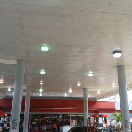 50W Led Outdoor Canopy Light Fixtures ETL