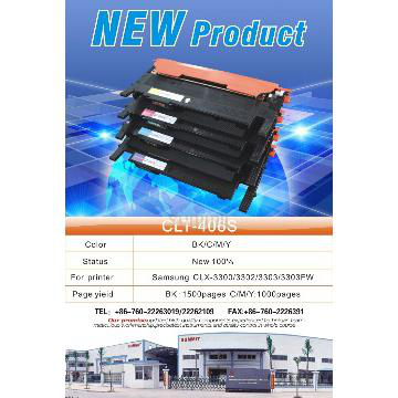 compatible color toner cartridge Samsung CLT-406S