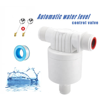 High End Horizontal ABS Plastic Cooling Tower Water Level Balance Male Threaded Float Ball Valve
