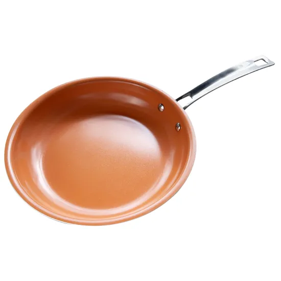 A Box of 8 Pieces Durable Aluminium Frying Pan Coated Non-stick Round Fry Pan Cooking Pan