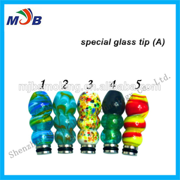 2015 China wholesale e cigarette Colorful 510 drip tips/glass drip tips