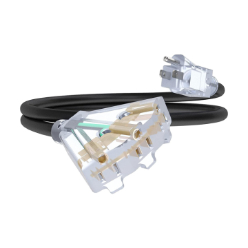 Home Appliance Extension Cord: 3-Pin AC Cable, 125V Power Cord with USA Plug
