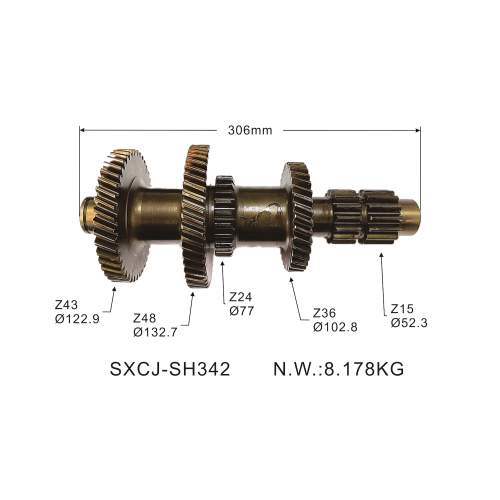 Auto Parts Transmission Gea Shaft för Mitsubishi - ME600755 / ME601344 / ME601021 / ME062385