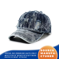 Topi Baseball Denim Tertekan