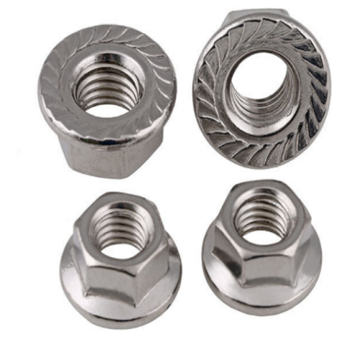 Galvanized Stainless Steel Hexagon Flange Nut