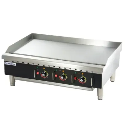 Multi-Function Stainless Steel Table-Top Electric Griddle with Electric Fryer