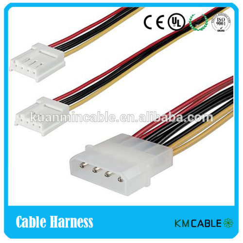 Auto 8 pin female plug connector housing extender cable harness