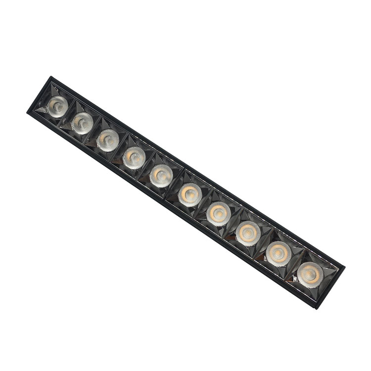 DC48V LED Lampu jejak magnet dengan Tuya Zigbee CCT Dimming dan Surface Recessed Loket Magnet Linear Light System