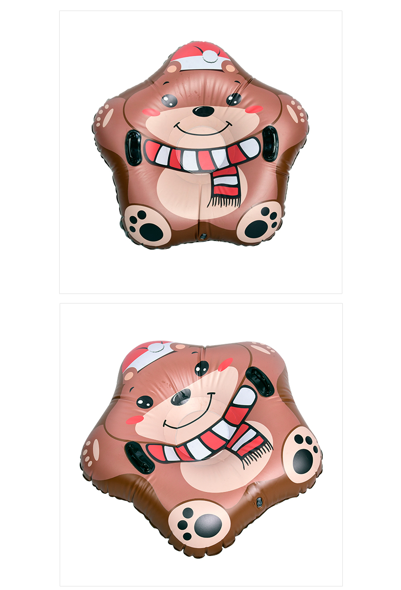 Best Inflatable Bear Kid Snow Tube Sled 01