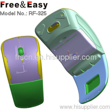 2013 New Gifts Ideas 2.4g Wireless Folding Mouse 