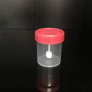 Spesimen plastik steril siny bekas najis pakai buang