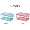 Plastic Collapsible Storage Bins With Portable Handle