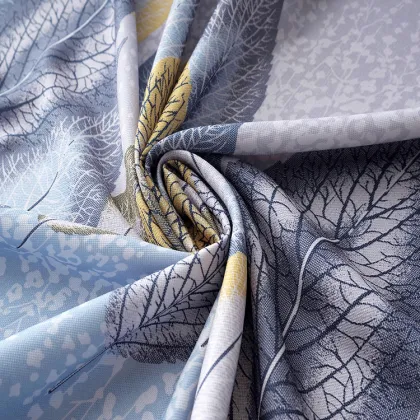 Flora Printed Polyester Fabrics: Digital Printing for curtains