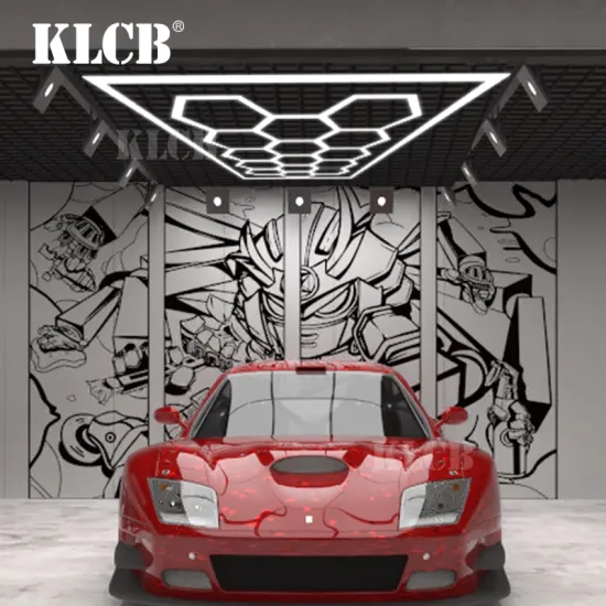 Hexagonal LED Lights for Car Workshop and Garage Ceiling Lighting