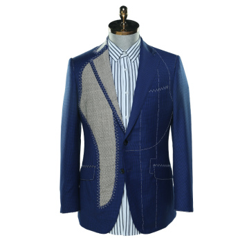 Excellent material elegant latest men suit design suit fabric 100% wool groom wedding suit
