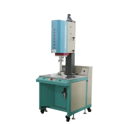Computerized Rotary Spin Welder for Round Shape Filter Products - Ultrasonic Welding Machine