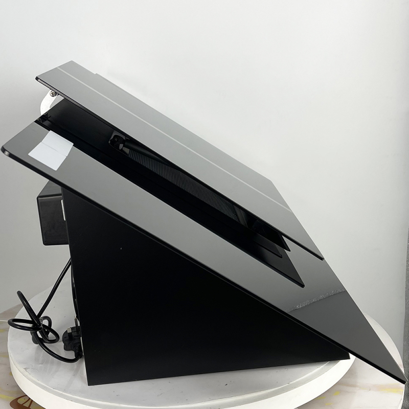 Kitchen Chimney Big Suction Power 90cm Wall Mounted Black Tempered Glass Touch Switch Auto-Clean Range Hood
