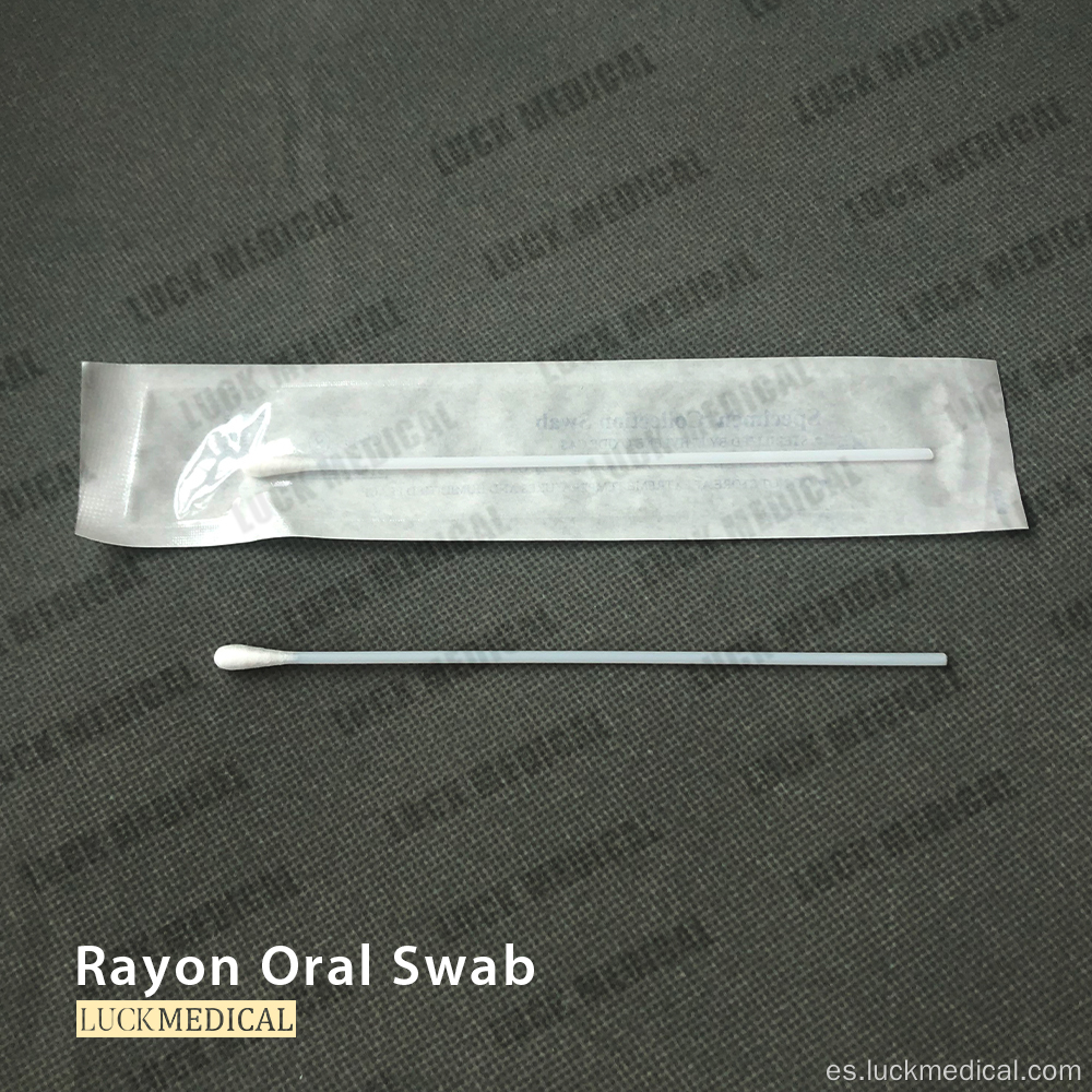 Pruebas de diagnóstico desechables SwaB Rayon Flocking