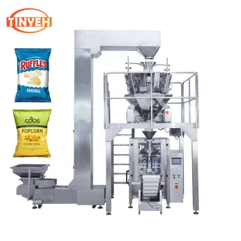 CE Automatic Weight 50g-1kg Food Nuts Potato Chips Pouch Bag Packing Machine