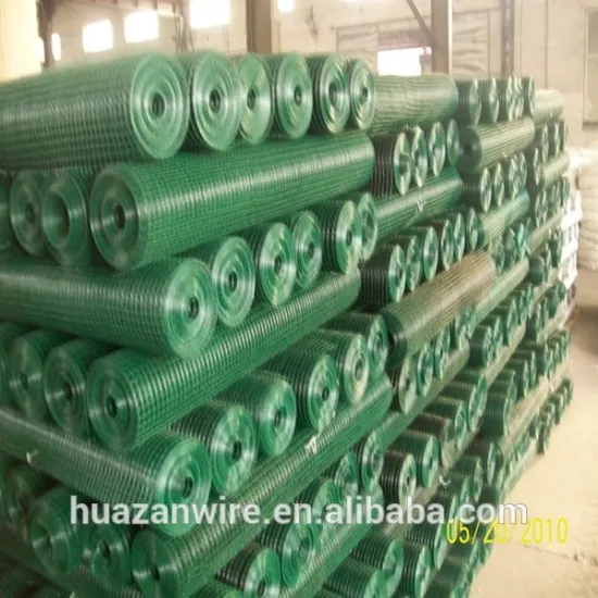 Factory Galvanized Welded Iron Wire Mesh with green color