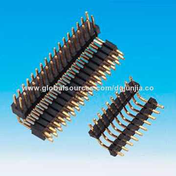 Samtec Connector Right Angle Pin Headers with 2.0mm Pitch, Double Insulators, RoHS Mark