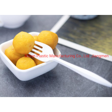 2.3 G Food Dome Lid Grade Hygienic Disposable White Plastic PP Fork