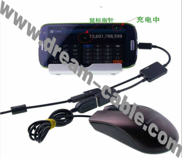 Single Port Universal Micro USB OTG Hub for Smartphone and Table