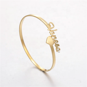 Yiwu Aceon Stainless Steel Custom Laser Cut Bangle