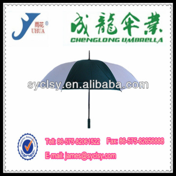 27"*8K Promotion Silver Coated UV Protection Automatic Golf Umbrellas
