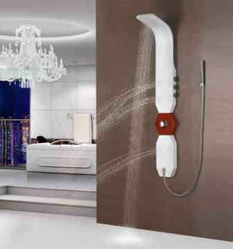 Mutli Function Aluminum Raubfall Shower Panel Tower Tub Spout SPA Massagejet SPA