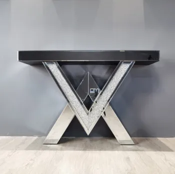 Glass porch table for indoor porch