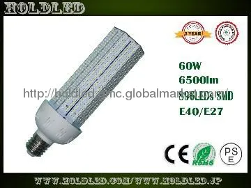 AC100-300V E40 60W LED corn light 6500lm