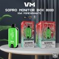 Sopro Monitor Box E-Cigarette 8000 Puffs