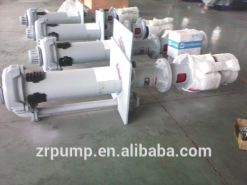 Factory produce High Cr Mo Ni alloy rubber liner Submersible sump pump vertical slurry pump