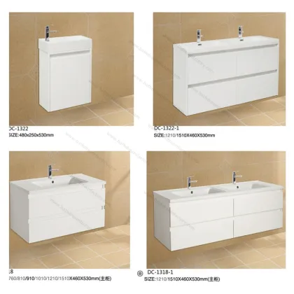 Standard Plastic Drawer Using DTC Hinges or from Austria Bathroom Cabinet