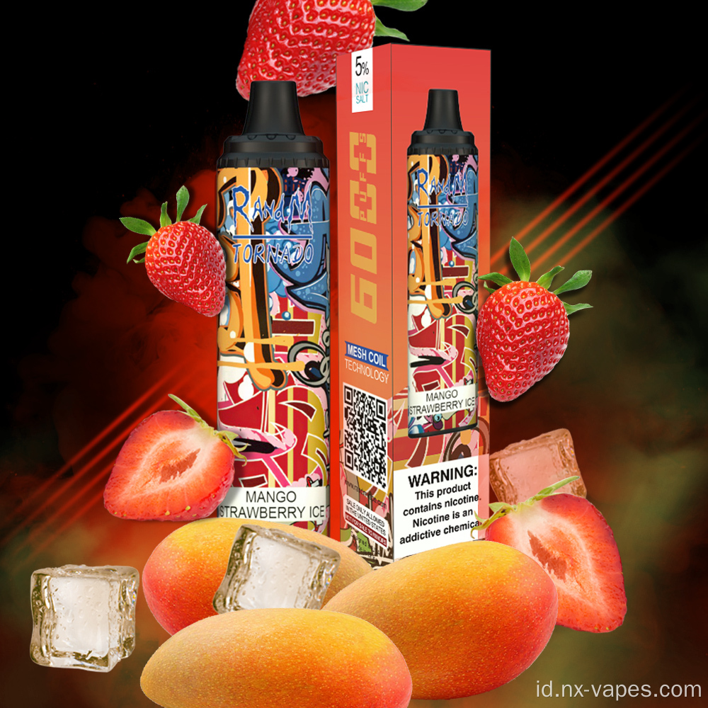 Randm tornado 6000 puff 2% nic