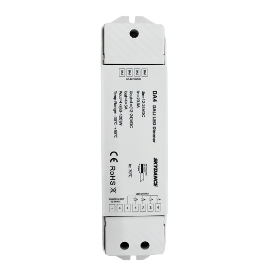 4 Channel DALI Dimmer Controller with LED Driver and PWM Dimming