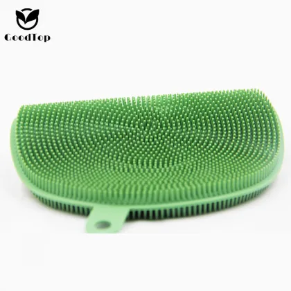 Silicone Dishwashing Brush Kitchen Household Cleaning Brush