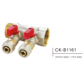 Brass ball valve CK-B1161 3/4"Xφ16X2-1"Xφ16X5