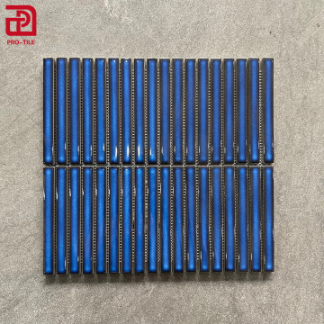 Blue Strip Type Mosaic Ceramic Tiles