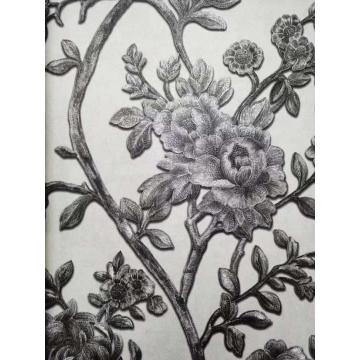 PVC Factory price italian wall paper flower wallpaper