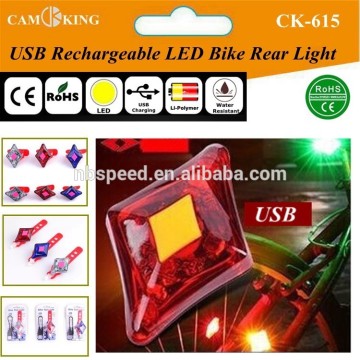 USB led bike light, USB Rechargeable LED Bike Rear Light, usb bike tail light, usb bike back light