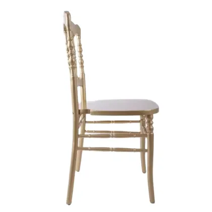 Stackable Crystal Wedding Dining Napoleon Chairs