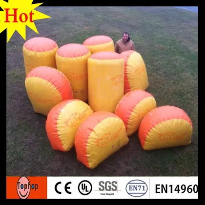 inflatable speedball bunker fit for paintball equipment