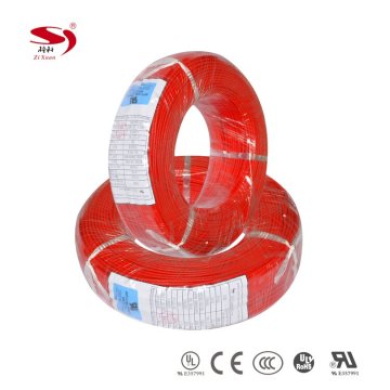 Ul 3071 22# fio de borracha de silicone vermelho
