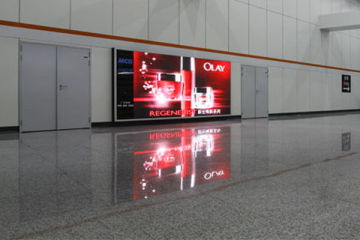 1r1g1b P10 Wall Mounted Led Display Board , 320*160mm Module 1/8 Static