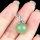 Green Aventurine 12mm Balls & Spheres Silver Wizard Cap Pendant for Making Jewlery Stone Beads Halloween Charms Decor Gift